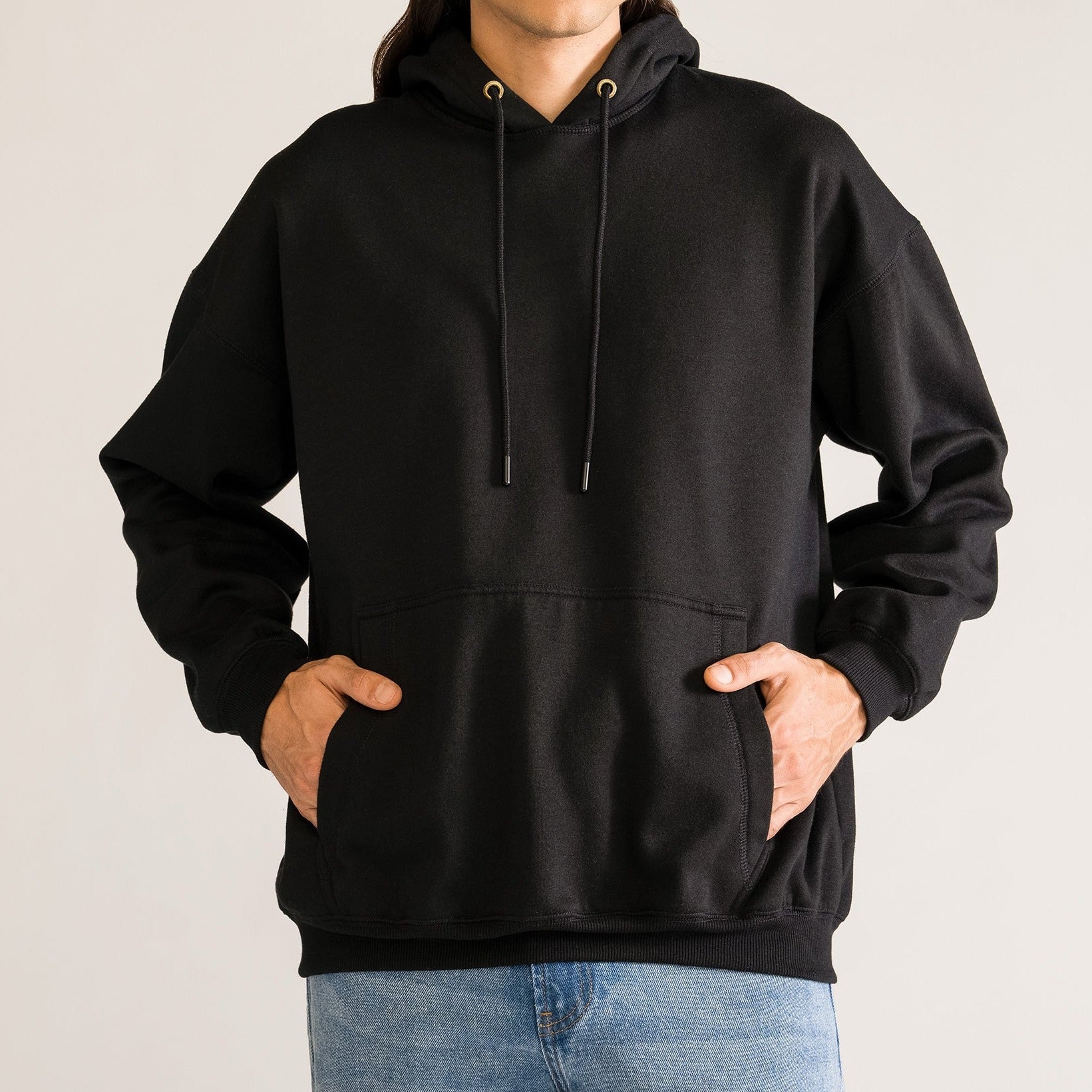 Basic Hoodie Plasma Premium Negro