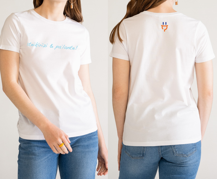 Teikirizi & Pa´lante T-Shirt Regular Basic Mujer