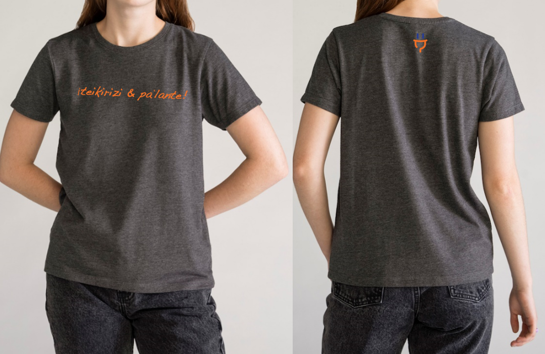 Teikirizi & Pa´lante T-Shirt Regular Basic Mujer