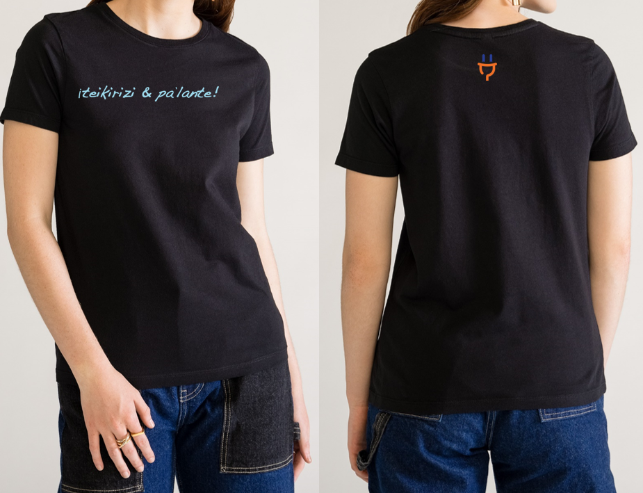 Teikirizi & Pa´lante T-Shirt Regular Basic Mujer