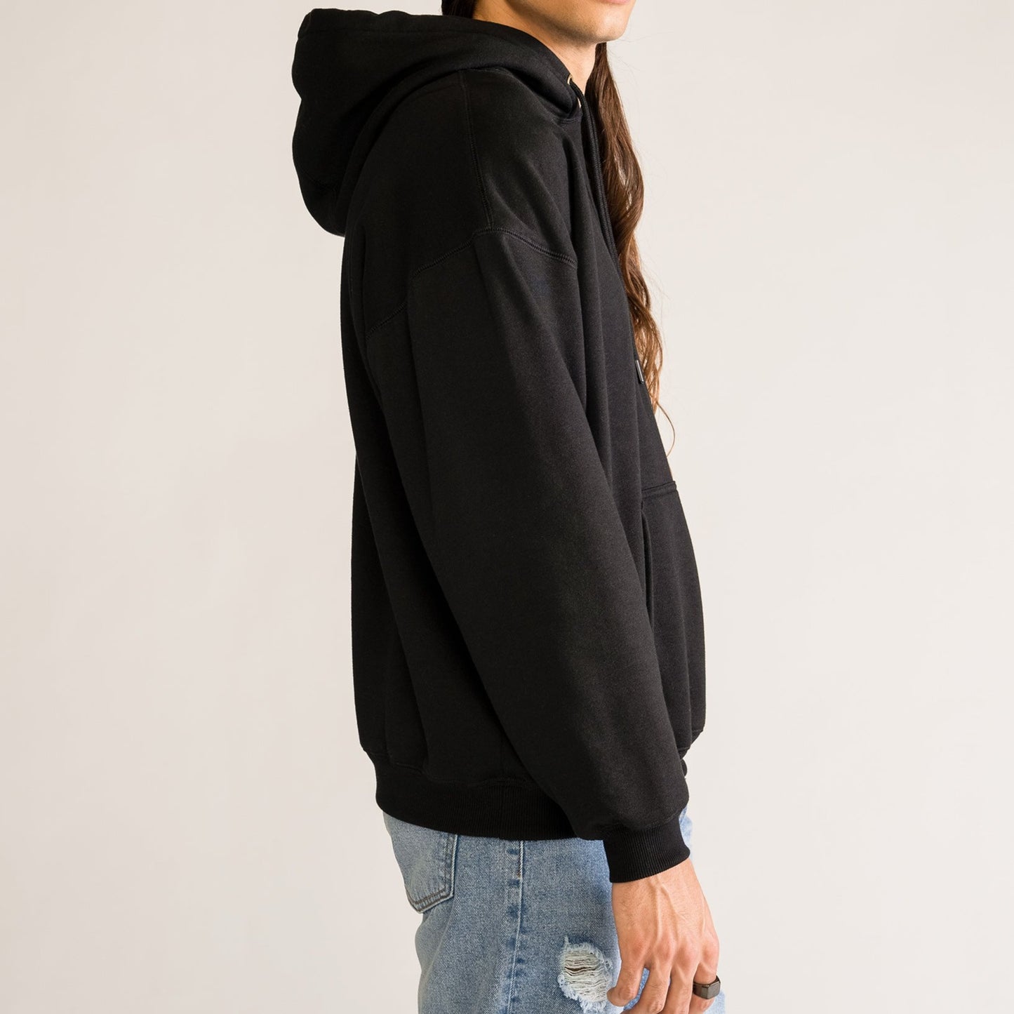 Basic Hoodie  Plasma Premium, Negro