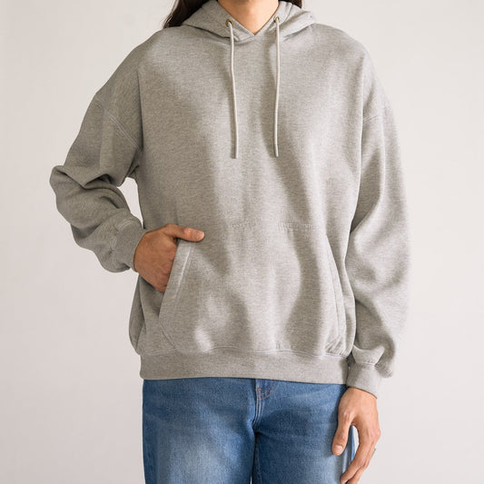 Basic Hoodie Premium, Gris Claro