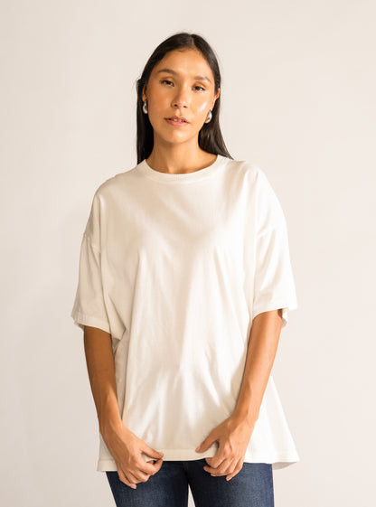 The Plasma Oversize T-Shirt, Crema