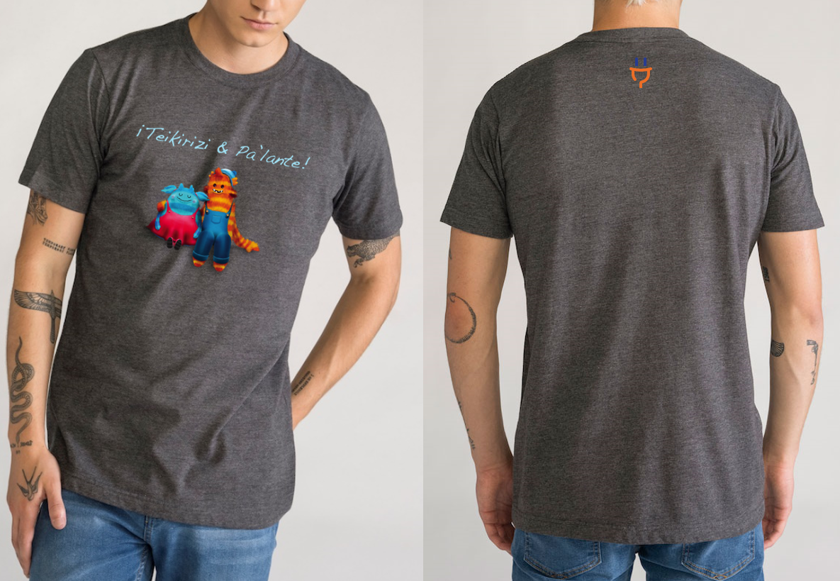 Teikirizi & Pa´lante Muñequitos T-Shirt Regular Basic Unisex