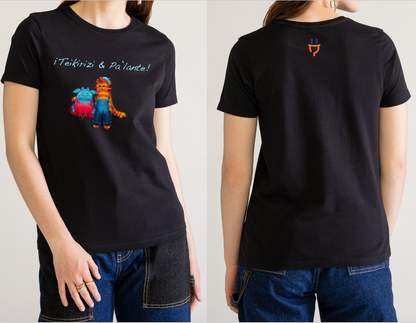 Teikirizi & Pa´lante Muñequitos T-Shirt Regular Basic Mujer