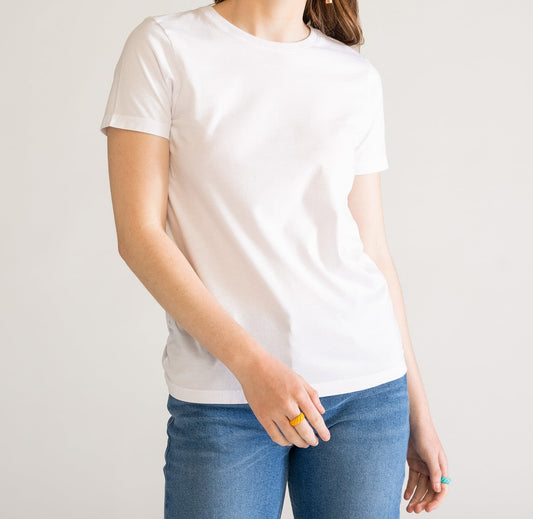 Plasma T-shirt Regular Basic, Blanca