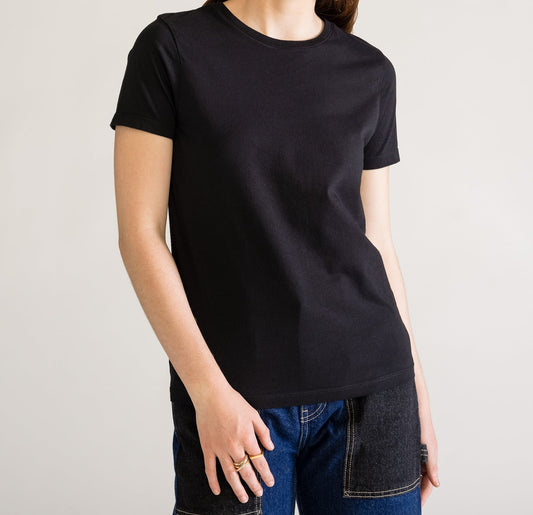 Plasma T-Shirt Regular Basic, Negro